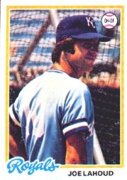 1978 Topps Baseball Cards      382     Joe Lahoud